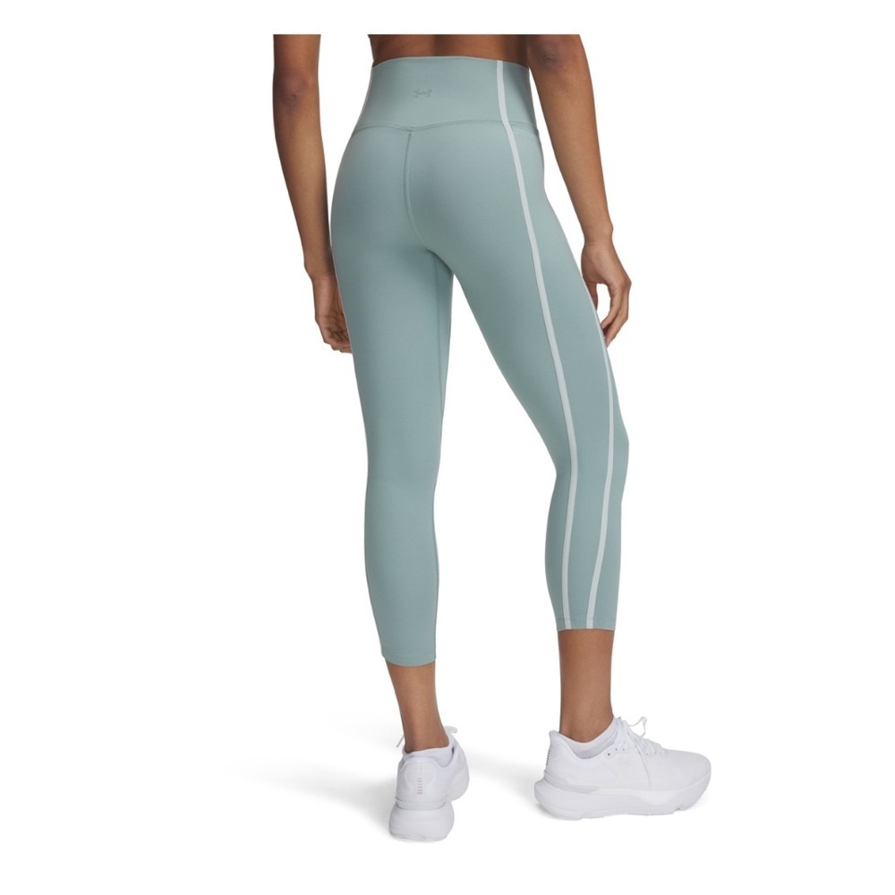 🆕 NWT $110 UNDER ARMOUR Women's Meridian PIPED Ankle Leggings - Picture 3 of 6